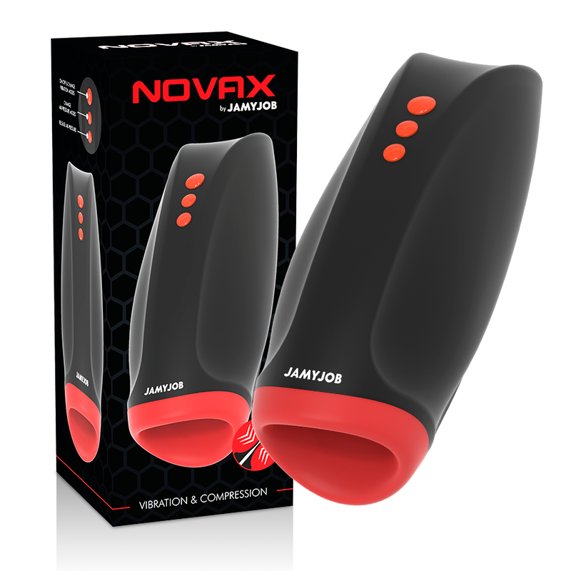 JAMYJOB NOVAX MASTURBATOR - VIBRATION AND COMPRESSION