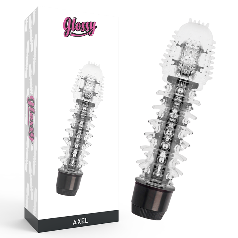 GLOSSY™ - VIBRADOR AXEL PRETO