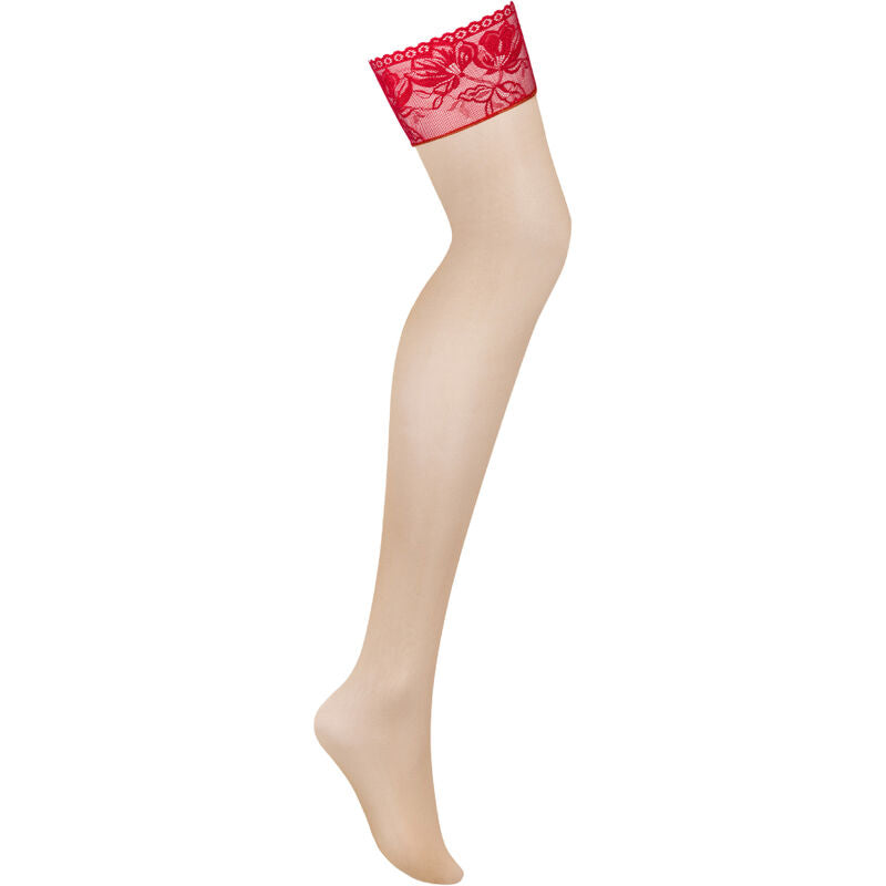 OBSESSIVE - CALCETINES LACELOVE ROJO M/L