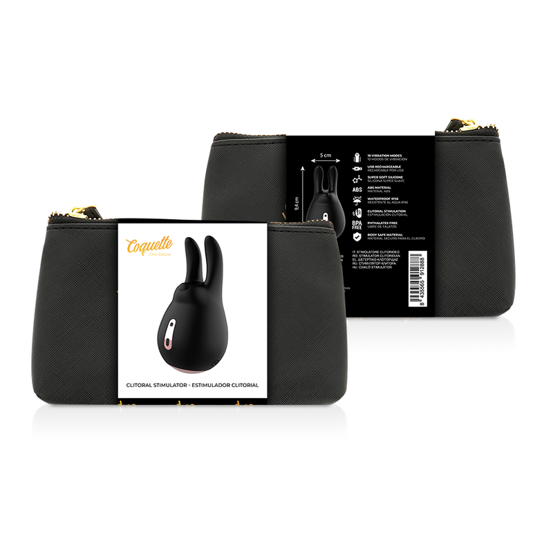 COQUETTE CHIC DESIRE™ - CLITORAL STIMULATOR BLACK / GOLD