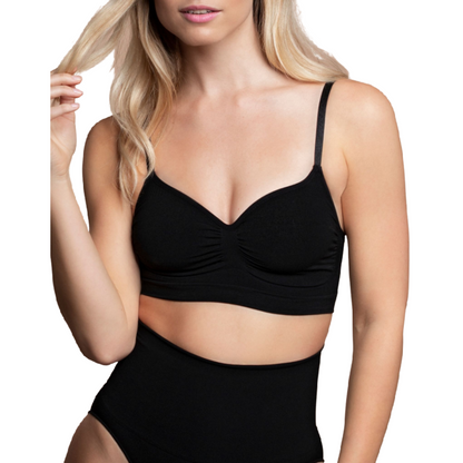 BYE BRA SEAMLESS BRA MEDIUM CONTROL - BLACK S