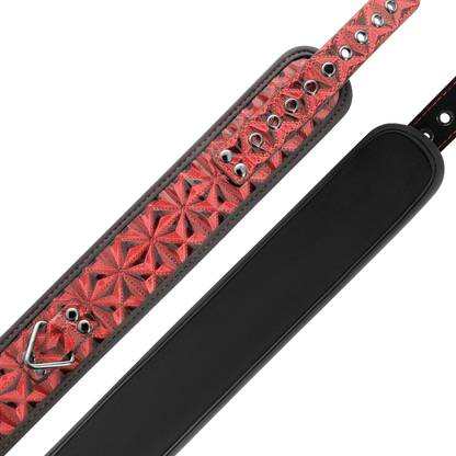 BEGME - COLLAR DE PIEL VEGANA PREMIUM RED EDITION