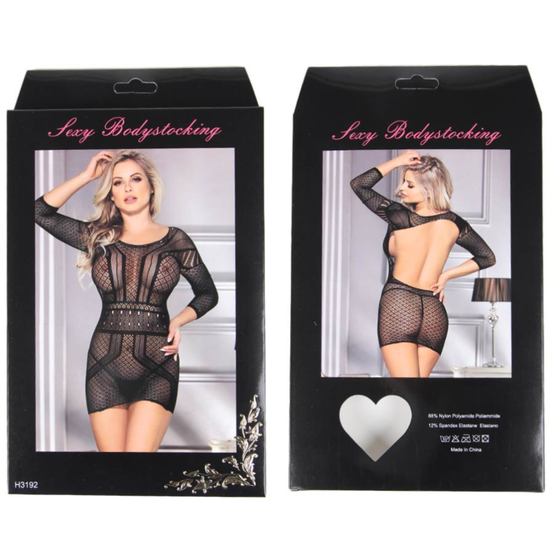 QUEEN LINGERIE NET-DRESS BODYSTOCKING SL