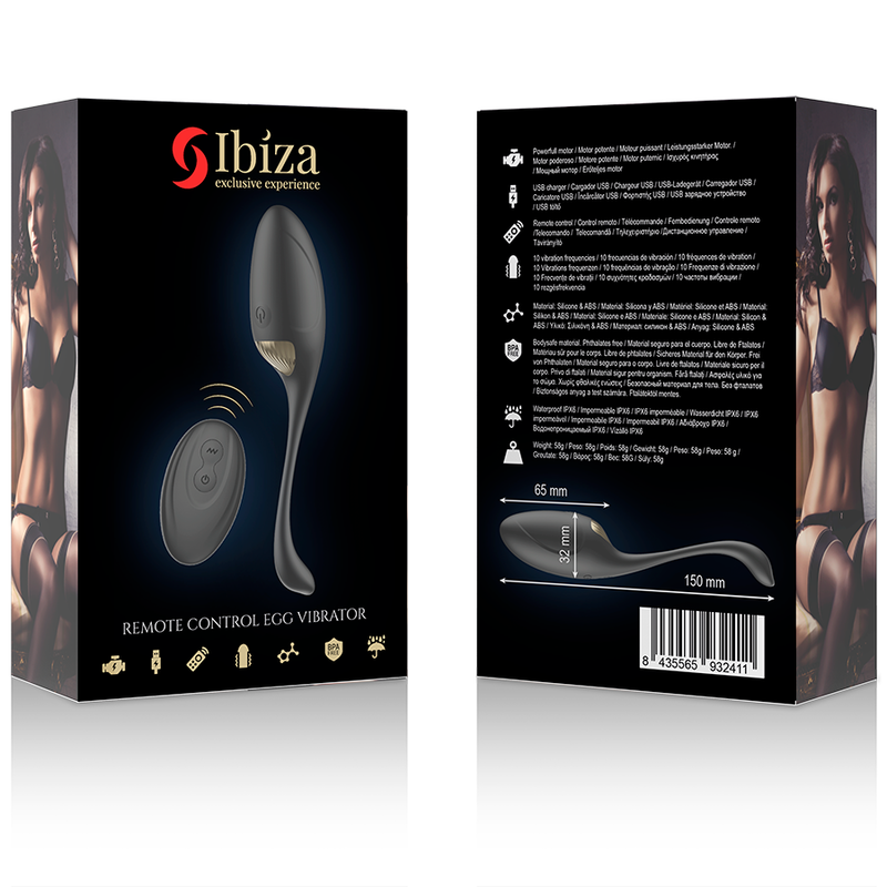 IBIZA REMOTE CONTROL EGG VIBRATOR