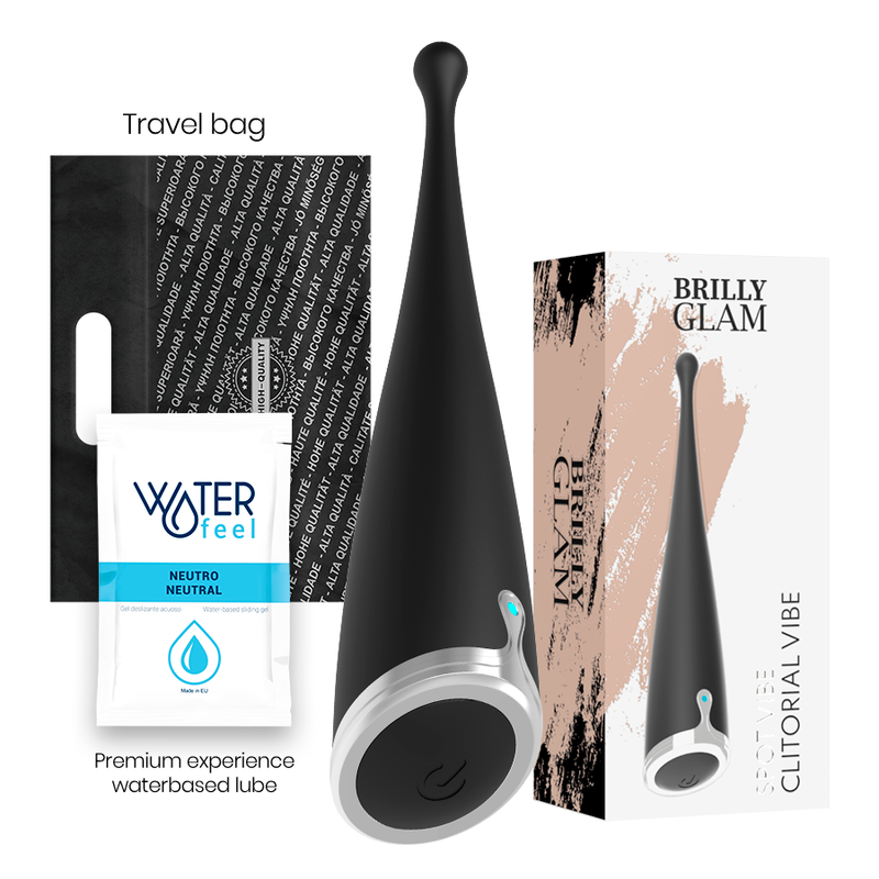 BRILLY GLAM VIBRATOR - SPOT VIBE CLITORIAL BLACK