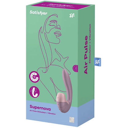 ESTIMULADOR Y VIBRACIÓN SATISFYER SUNRAY - ROSA