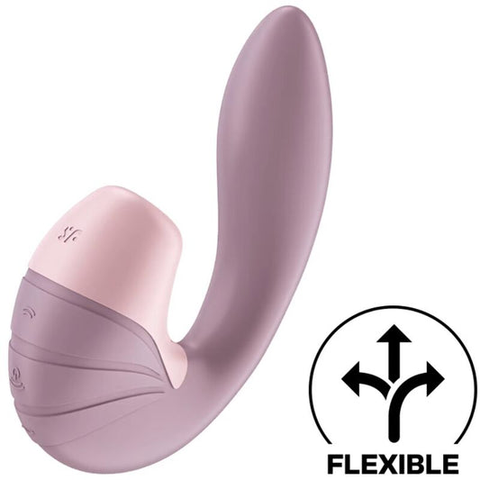 ESTIMULADOR E VIBRAÇÃO SATISFYER SUNRAY - ROSA