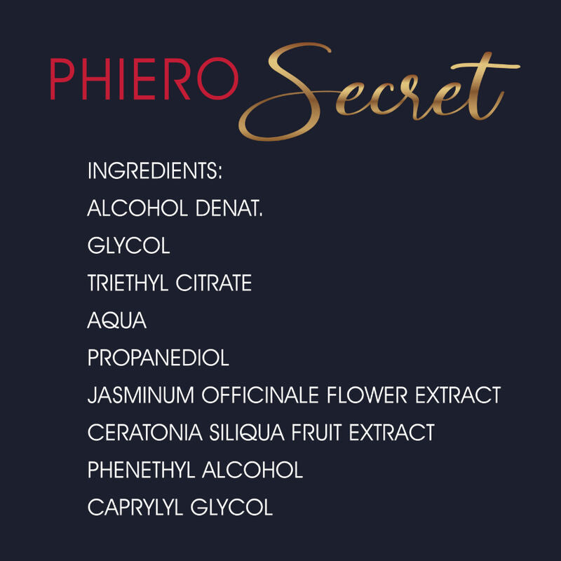 PHIERO SECRET COMBINACIÓN NATURAL INODORO HORMONAS SEXUALES FEMENINAS 15 ML