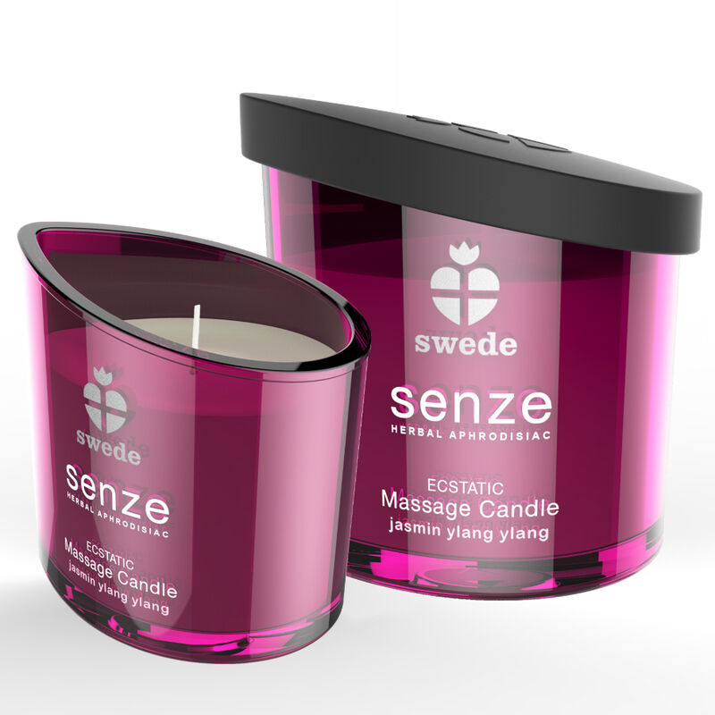 SWEDE - ECSTATIC SENZE MASSAGE CANDLE - JASMINE, YLANG YLANG