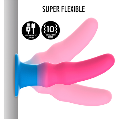 MYTHOLOGY KUNO UTOPIA DILDO S - VIBRATOR WIRELESS TECHNOLOGY COMPATIBLE WATCHME