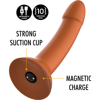 MYTHOLOGY RUNE ROYAL DILDO M - VIBRADOR WATCHME TECNOLOGIA SEM FIO COMPATÍVEL