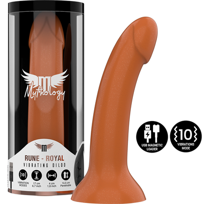 MYTHOLOGY RUNE ROYAL DILDO M - VIBRADOR WATCHME TECNOLOGIA SEM FIO COMPATÍVEL