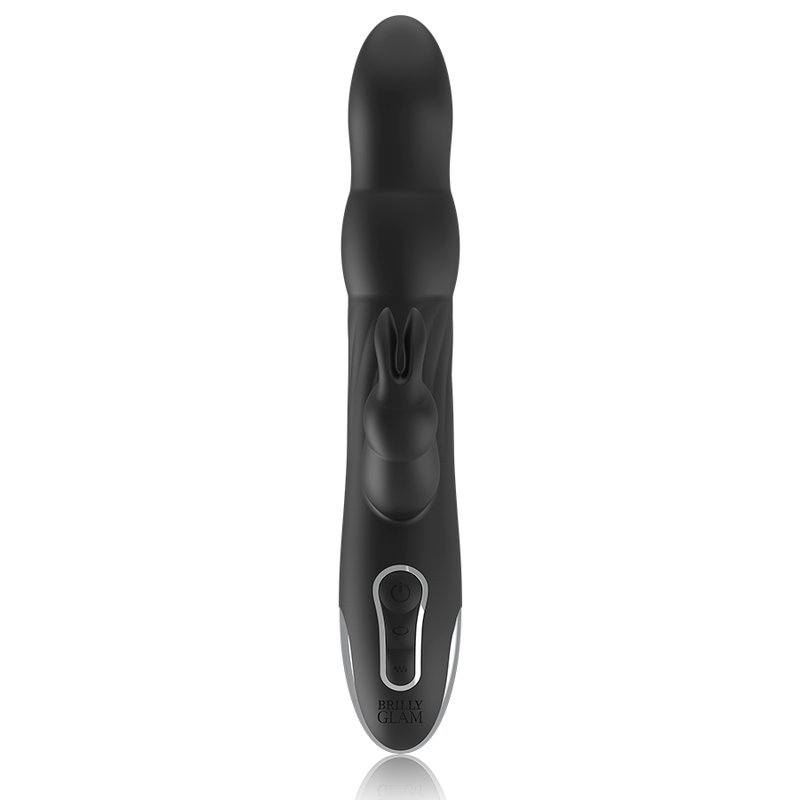 BRILLY GLAM™- MOEBIUS COELHO VIBRADOR E ROTADOR WATCHME TECNOLOGIA SEM FIO COMPATÍVEL