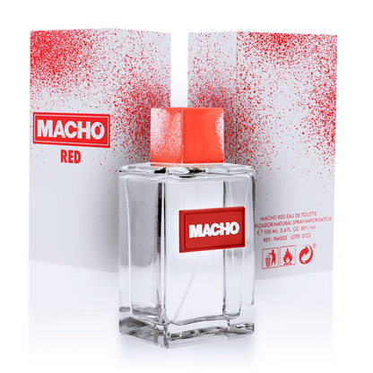 PERFUME EAU DE TOILETTE MACHO ROJO 100 ML