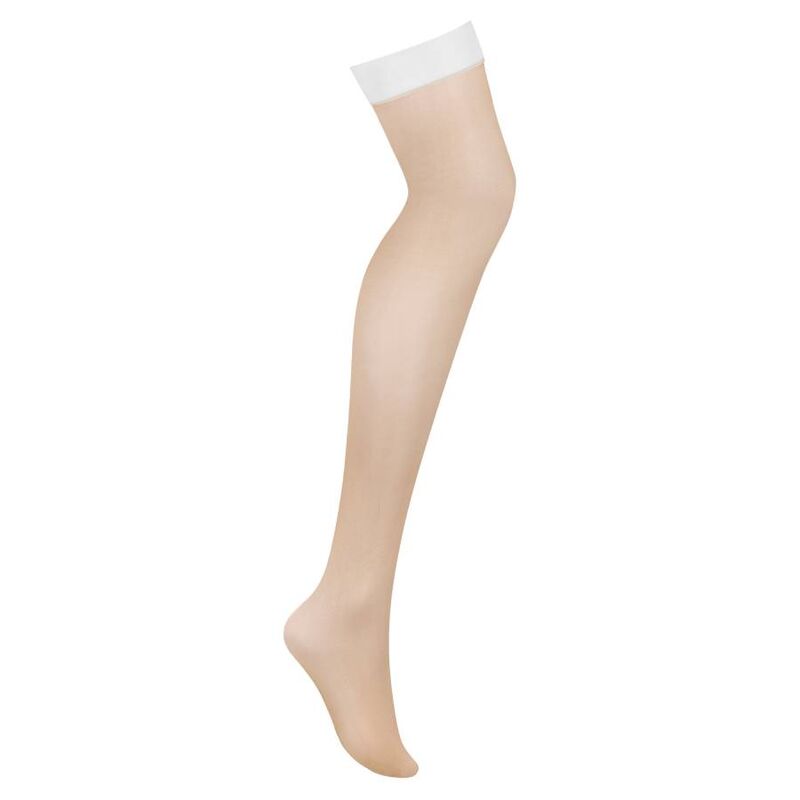 OBSESSIVE - S814 WHITE SOCKS S/M