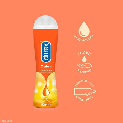 DUREX - LUBRIFICANTE EFEITO CALOR DUREX PLAY 50ML