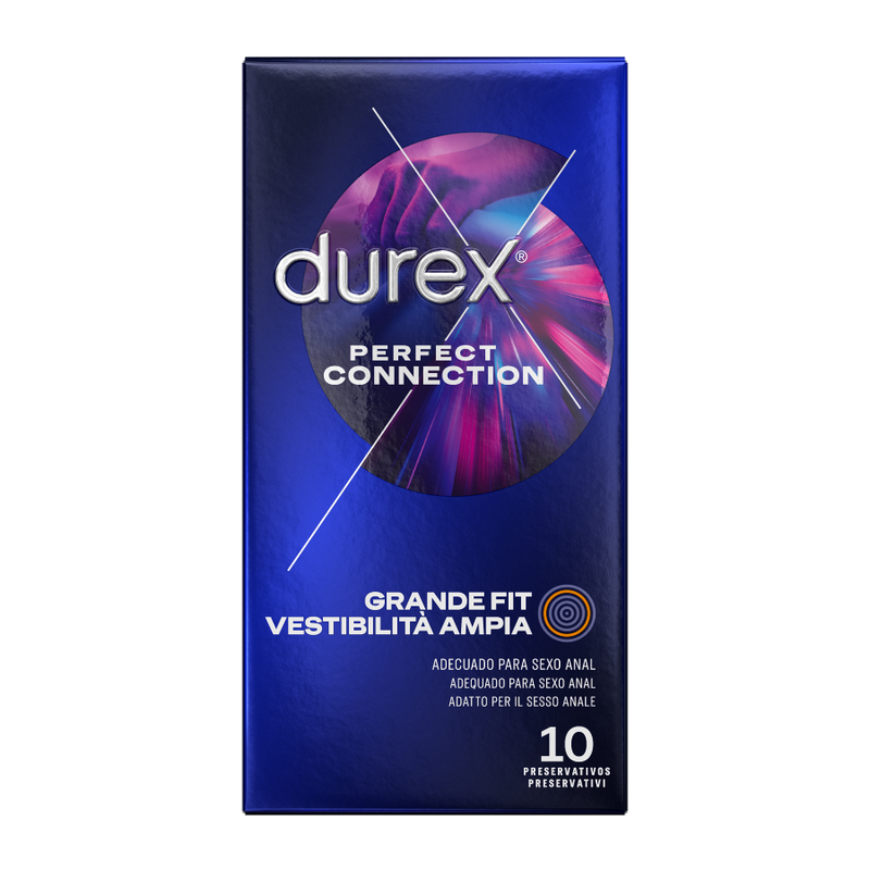 DUREX - CONEXÃO PERFEITA LUBRIFICAÇÃO EXTRA DE SILICONE 10 UNIDADES