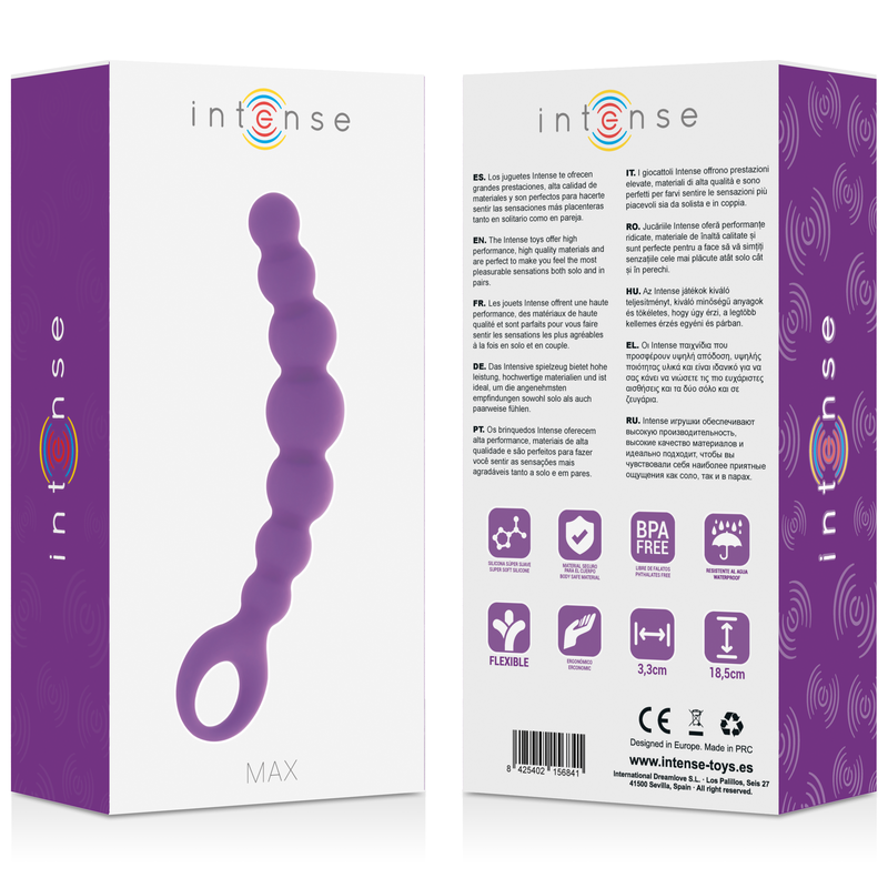 INTENSE™ - ANAL BEADS MAX ROXO