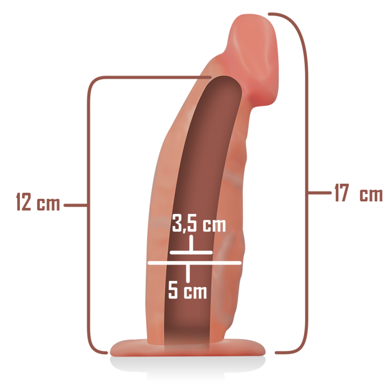 ARNÊS EXTENSO DE STRAP-ON OCO 18 X 3,5 CM