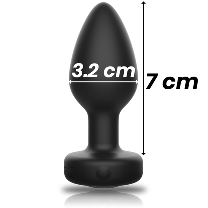 IBIZA - REMOTE CONTROL ANAL PLUG VIBRATOR M SIZE