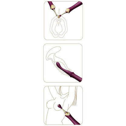 ZALO STIMULATOR - BESS 2 CLITORAL MASSAGER PURPLE