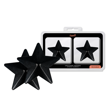 BLACK STAR NIPPLE COVERS