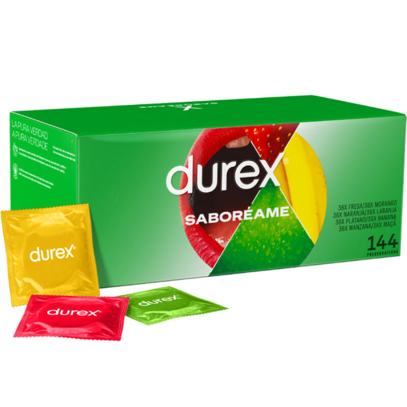 DUREX - PRESERVATIVOS FRUTAS DO PRAZER 144 UNIDADES