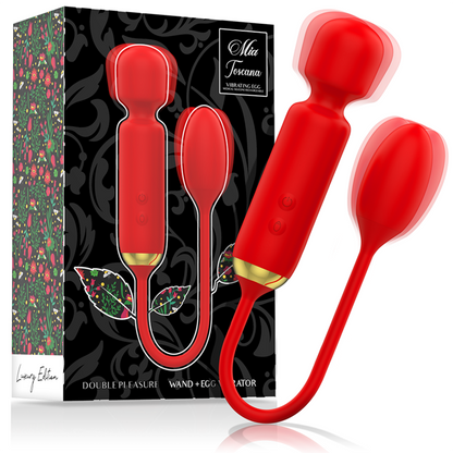 MIA™ - TUSCANY DOUBLE WAND OF PLEASURE + EGG VIBRATOR