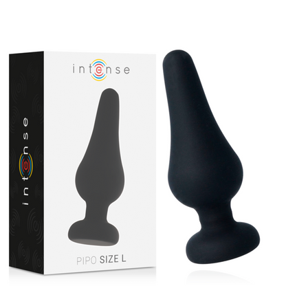 PIPO L SILICONE INTENSE ANAL PLUG BLACK 13 CM