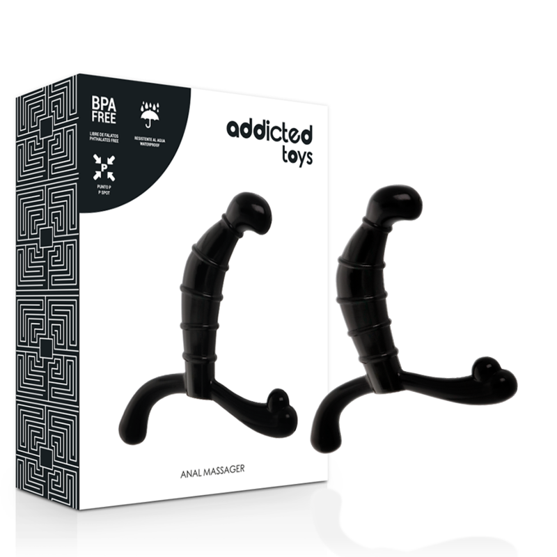 ADDICTED TOYS - BLACK PROSTATE ANAL PLEASURE