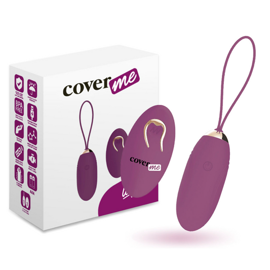 COVERME - CONTROLE REMOTO LAPI ROXO OVO VIBRATÓRIO