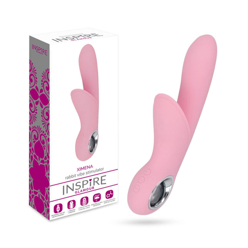 vibrador INSPIRE GLAMOUR - XIMENA RABBIT PINK