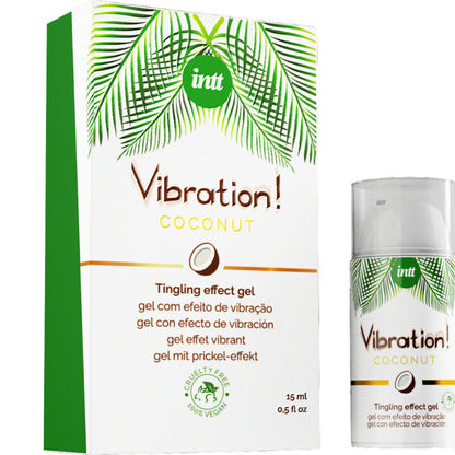 INTT - VIBRATION GEL POWERFUL VEGAN STIMULANT LIQUID VIBRATOR COCONUT FLAVOR