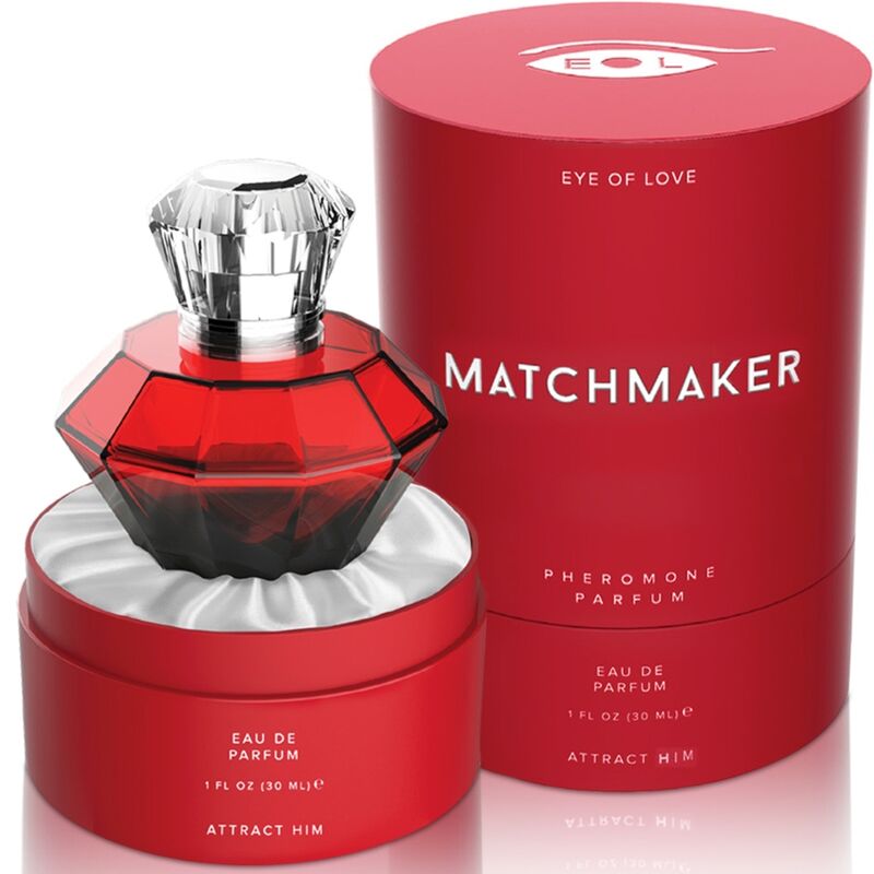 EYE OF LOVE - PERFUME DE FEROMONA DIAMANTE VERMELHO MATCHMAKER ATTRACT HIM 30 ML