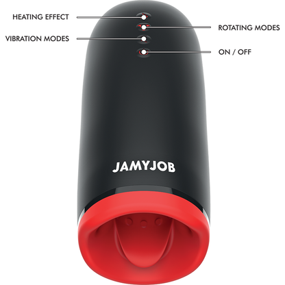 JAMYJOB™ - MASTURBADOR DE AQUECIMENTO E ROTAÇÃO SPIN-X