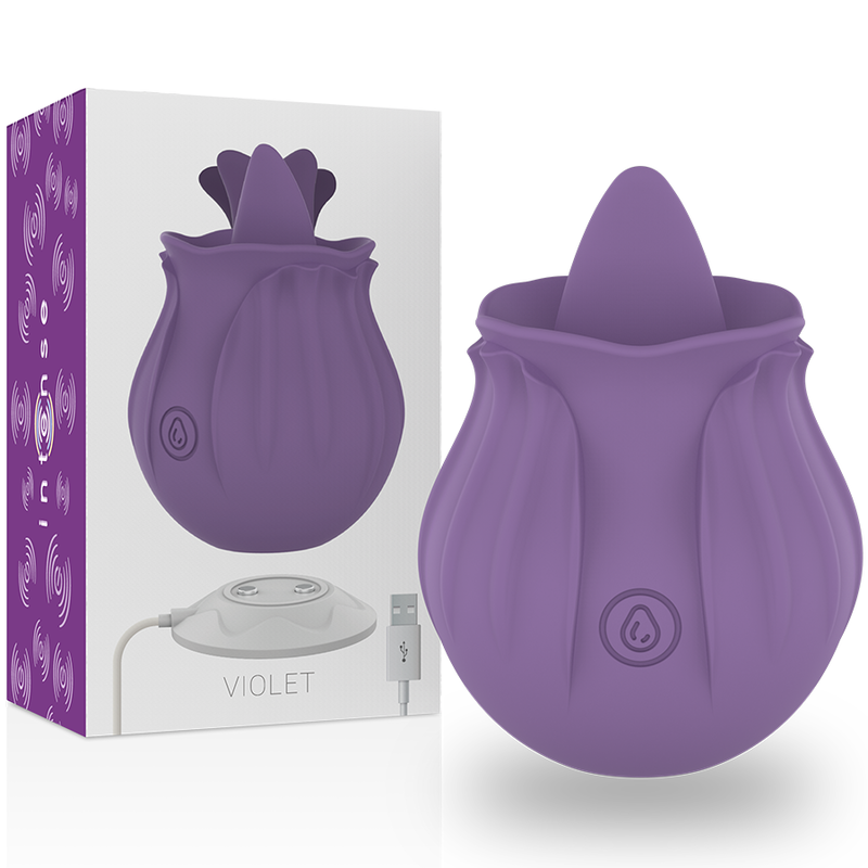 VIOLET CLITORIS ESTIMULADOR 10 VIBRAÇÔES LILÁS