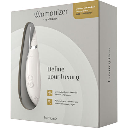 WOMANIZER - PREMIUM 2 CLITORAL STIMULATOR WARM GRAY