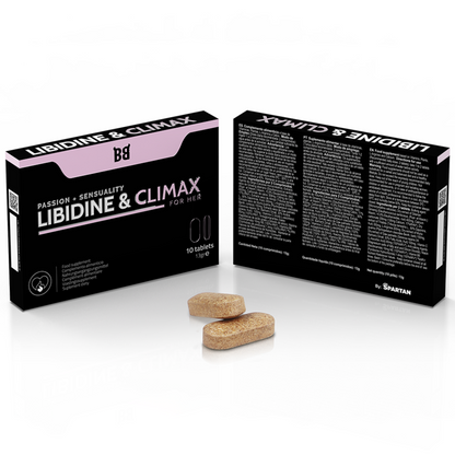 LIBIDINE & CLIMAX AUMENTA L BIDO PARA MULHERES 10 CÁPSULAS