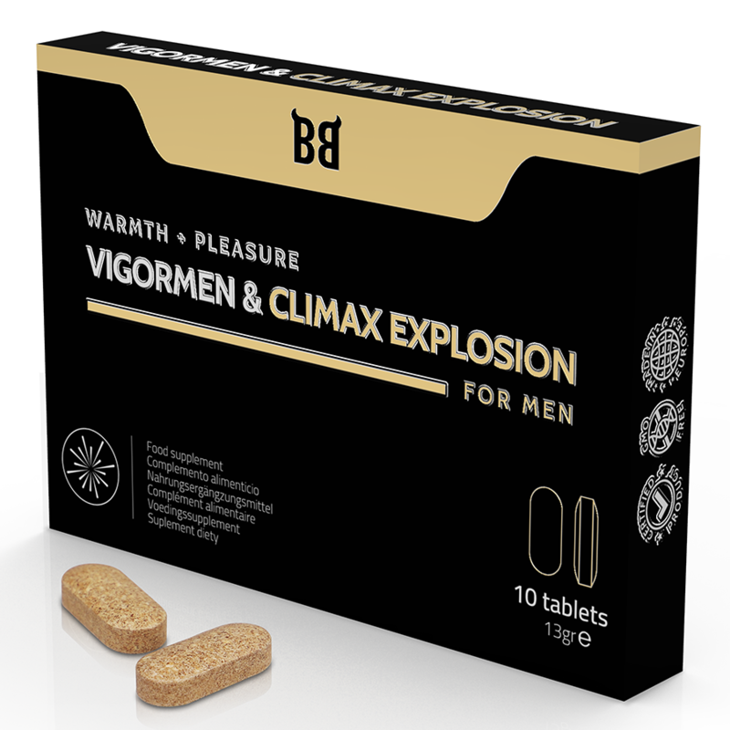 VIGORMEN & CLIMAX EXPLOSION MAIOR PRAZER PARA HOMENS 10 CÁPSULAS