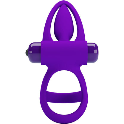 ANEL VIBRADOR 10 VIBRAÇÕES SILICONE VIOLETA