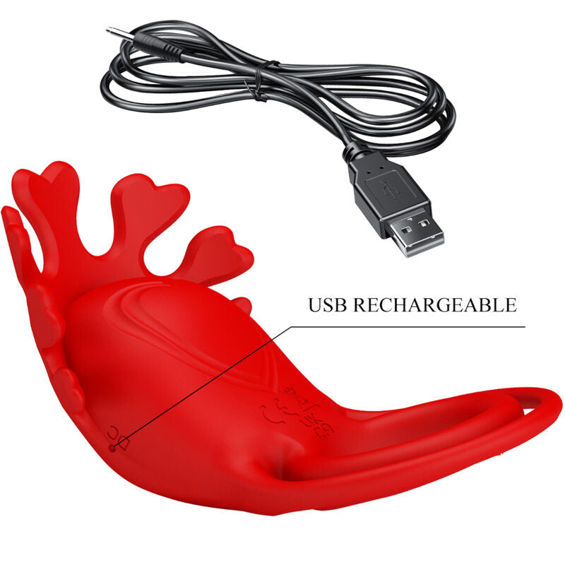 ANEL VIBRADOR RUBEN 7 VIBRAÇÕES SILICONE VERMELHO