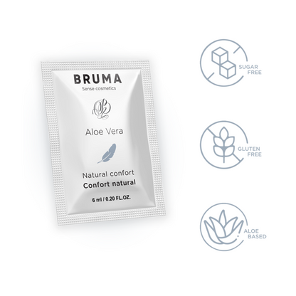 BRUMA™ - GEL DESLIZANTE DE ALOE VERA NATURAL CONFORT À BASE DE ÁGUA 6 ML