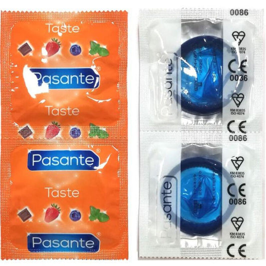 PASANTE - CONDONES SABOR ARÁNDANO BOLSA 144 UNIDADES