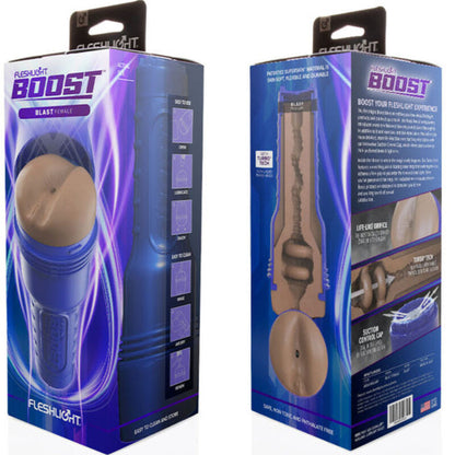 FLESHLIGHT BOOST - ANO MASTURBADOR BLAST FEMININO MD FLESH (RP)