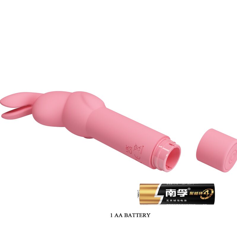 VIBRADOR DE SILICONE COELHO ROSA GERARDO