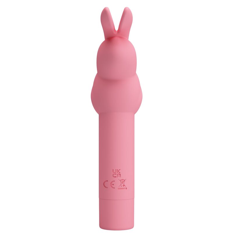 VIBRADOR DE SILICONE COELHO ROSA GERARDO