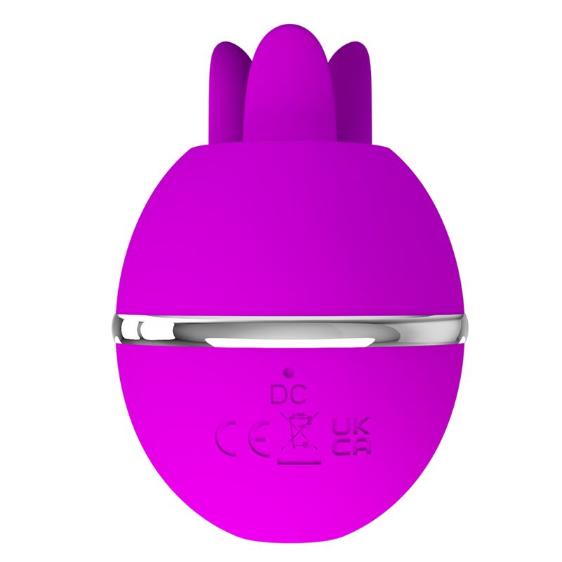 PRETTY LOVE - VIBRADOR DE SILICONE REDONDO ROXO BOLA GEMINI