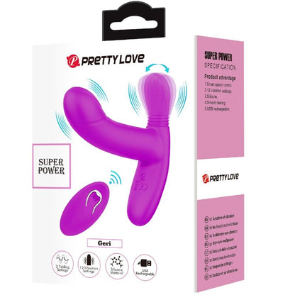 PRETTY LOVE - GERI CLITORIS VIBRADOR ROSA CONTROLE REMOTO