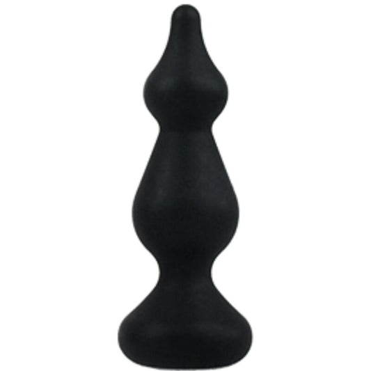 AMUSE PLUG ANAL SILICONE PRETO TAMANHO S