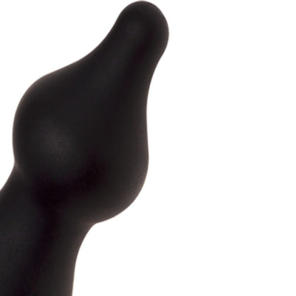 AMUSE BLACK SILICONE ANAL PLUG SIZE S